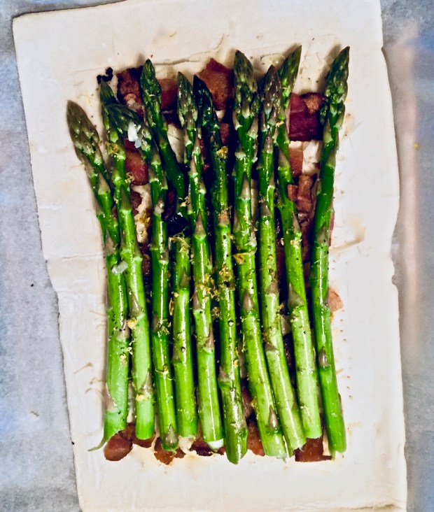 Asparagus Galette Before